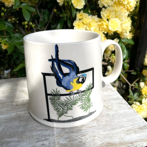 Anthropologie Parrot bird ceramic Mug - Picture 4 of 6